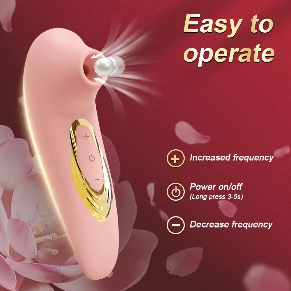 Silikon Dildo G-Punkt Saug Vibrator 10 modi Sexspielzeug für Frauen Klitoris