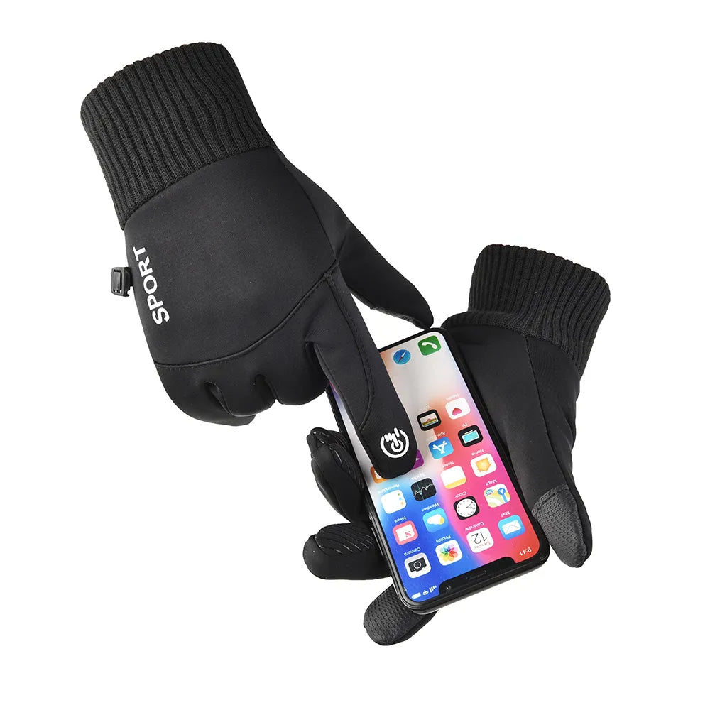 Radfahren Reiten 100% Motorradhandschuhe Warme Handschuhe Touchscreen Neu
