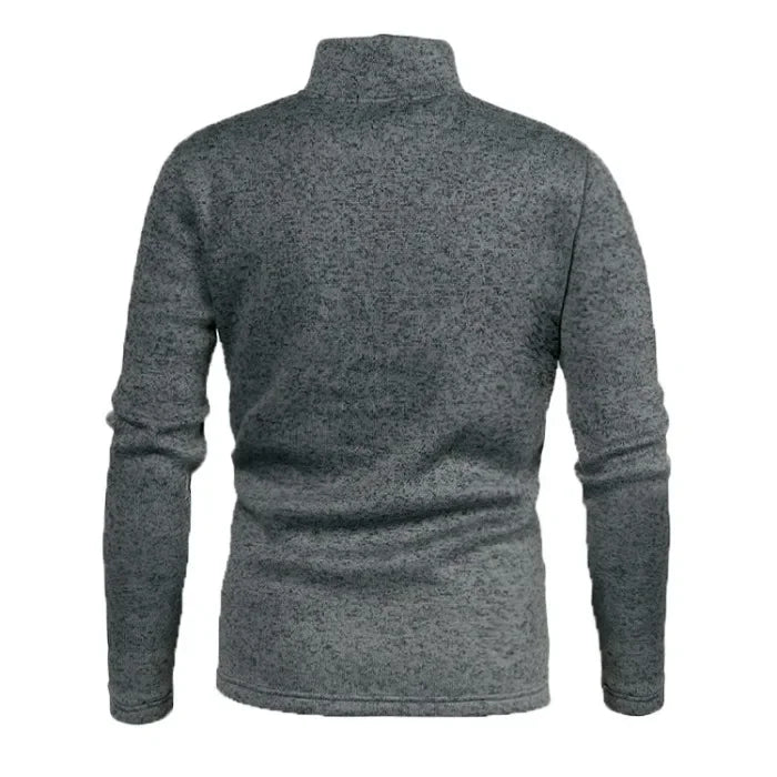 Herren Pullover Sweatshirt Troyer Pulli Sweater Stehkragen Zipper Langarmpulli