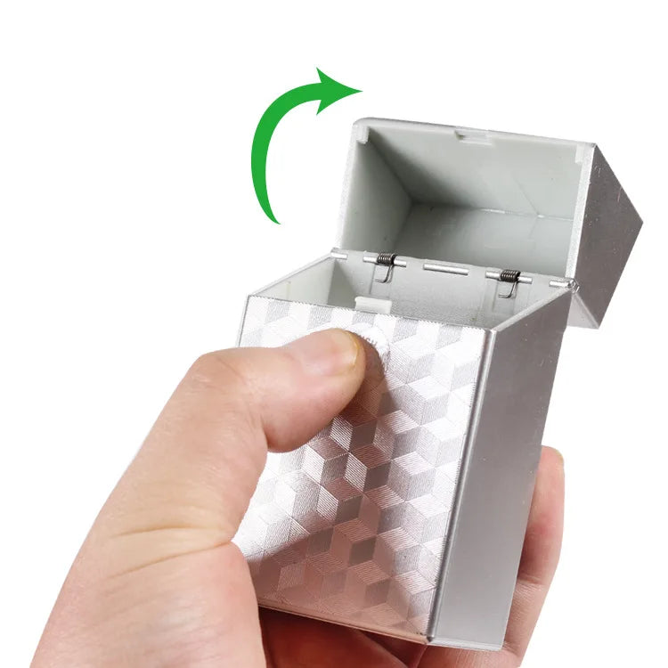 Zigarettenetui Etui 20 Zigaretten Box Dose Metall BigBox Tabakdose Klappdeckel