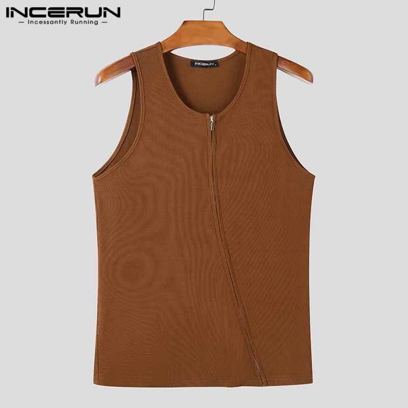 Herren Oberteil Ärmellos Tank Top Sexy Shirt Clubwear Muskel T-Shirt Unterhemd