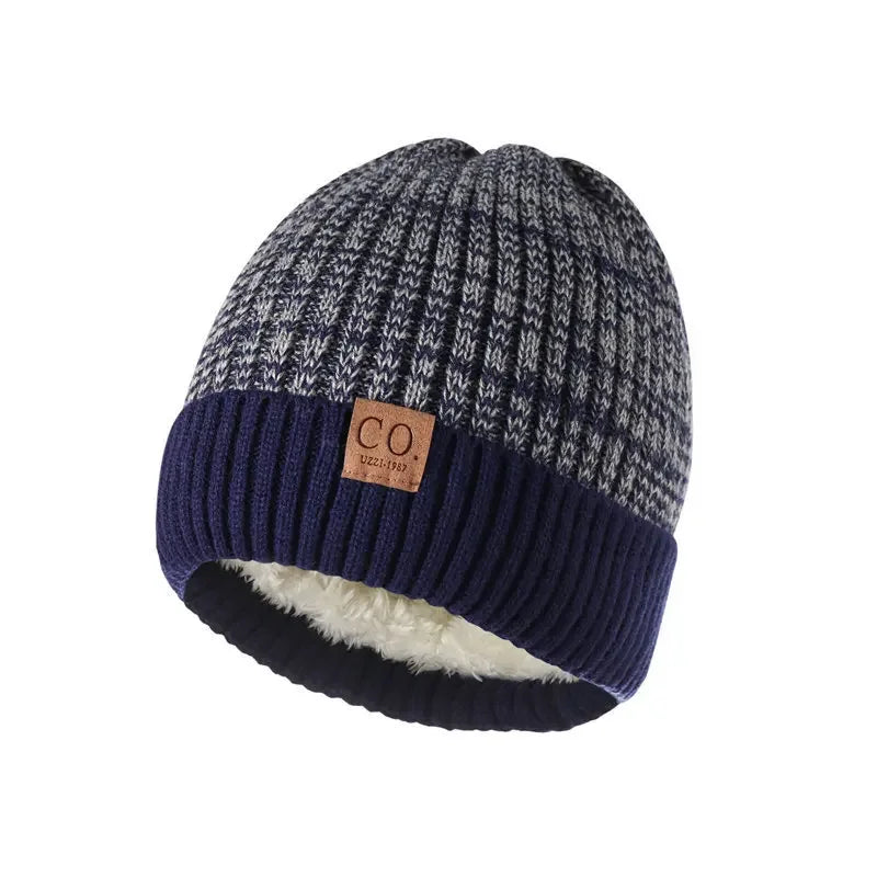 Warme Herren Damen Wintermütze Woll Mütze Fashion Strickmütze Kappe Hut Unisex