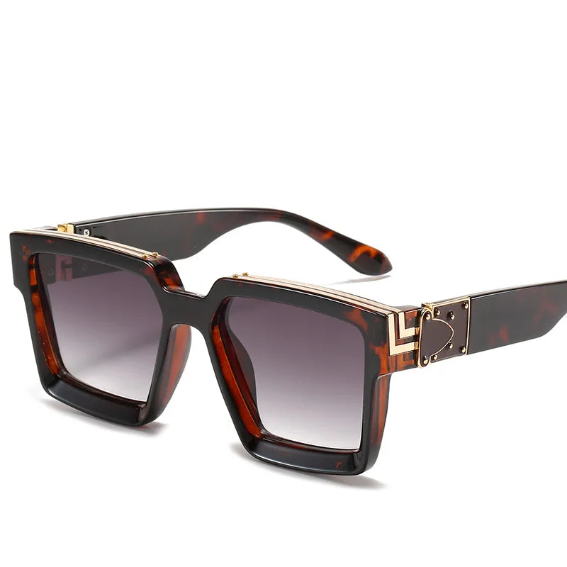 Damen Sonnenbrille Luxus Modische Herren Brille Vintage Pilotenbrille UV400