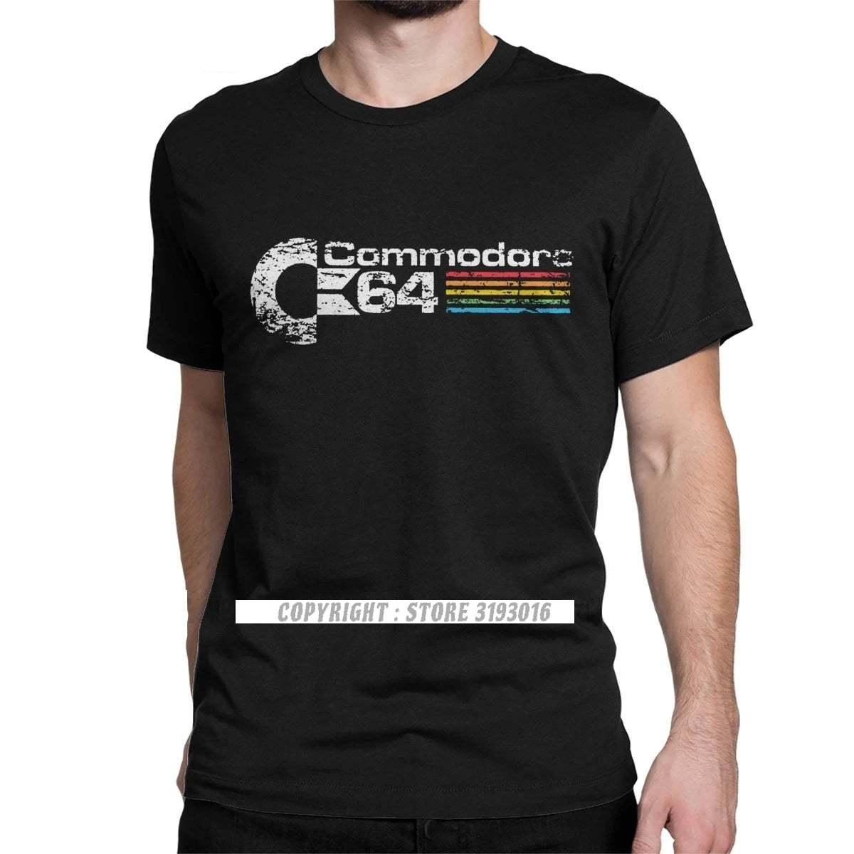Fashion Herren Commodore 64 T-Shirt Rundhals Unisex Sommer Streetwear Tank Top