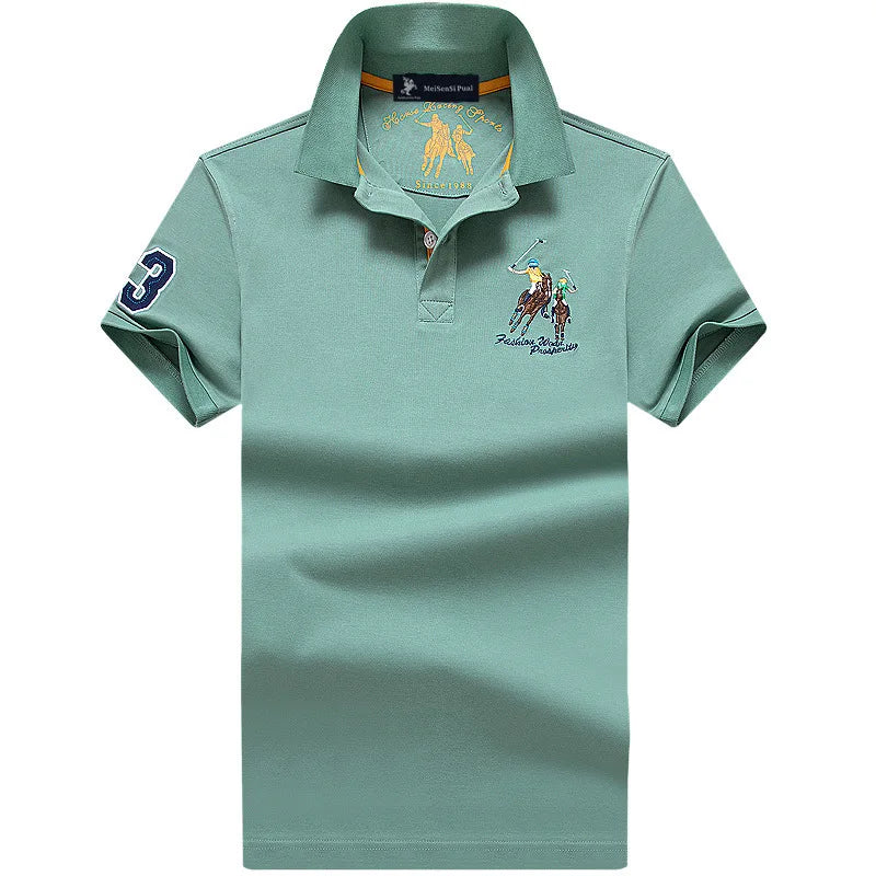 Herren Poloshirt POLO Shirt T-Shirt Kurzarm Hemd Polohemd Fashion Top