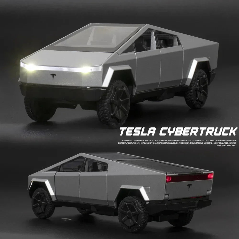 1:32 Tesla Cybertruck Metall Modellauto Spielzeug Kinder Automodell Geschenk