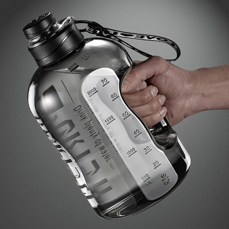 2,7/1,7L Trinkflasche Sportflasche Tritan Wasserflasche Getränkeflasche BPA-frei