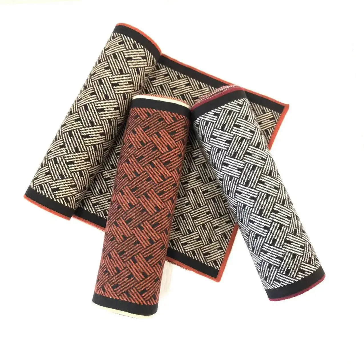 Herren Schal Winterschal Stola Schlauchschal Halstuch Wollschal Strickschal Loop