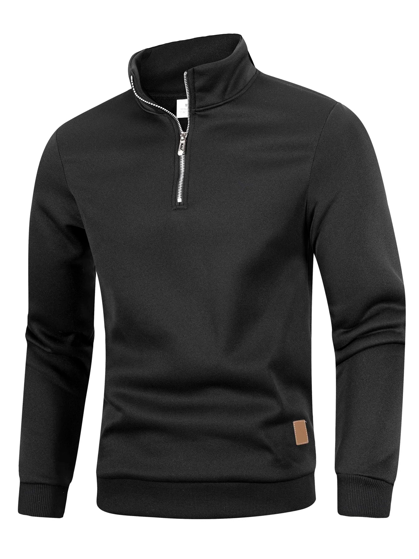 Herren Pullover Sweatshirt Troyer Pulli Sweater Stehkragen Zipper Langarmpulli