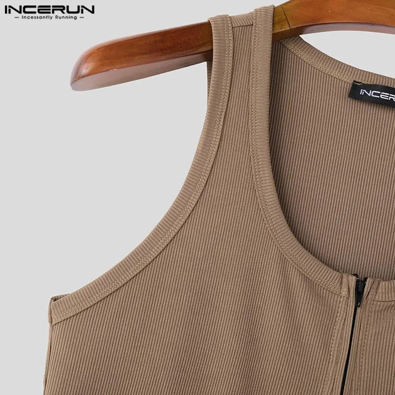 Herren Oberteil Ärmellos Tank Top Sexy Shirt Clubwear Muskel T-Shirt Unterhemd