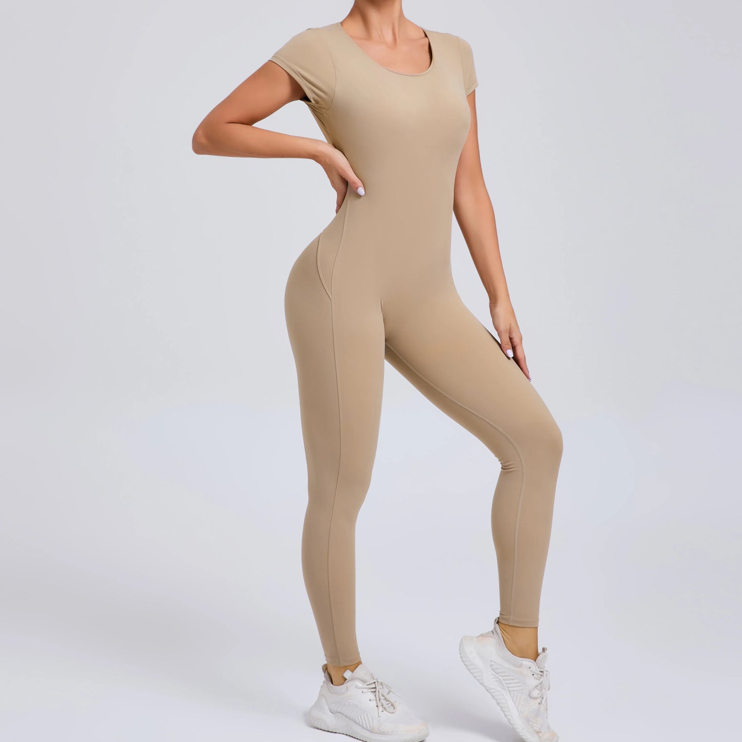 Tuta intera Sportiva Donna Rompers Pantaloni Yoga Palestra Sexy Jumpsuit Tutina