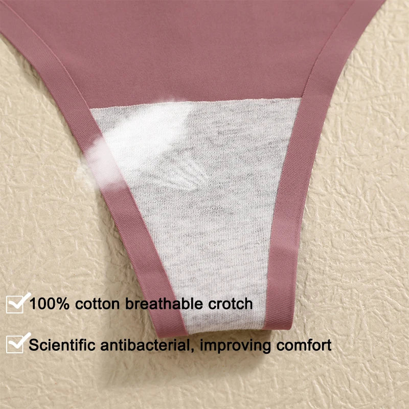 3Stk Frauen Tanga String Höschen Sexy Schlüpfer Slip Dessous Unterwäsche Panties