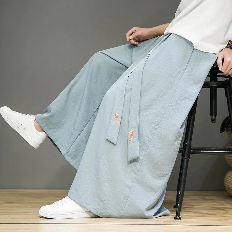 Männer Hose Haremshosen Pumphosen Pluderhosen Hosenrock Herrenrock Kilt Kimono