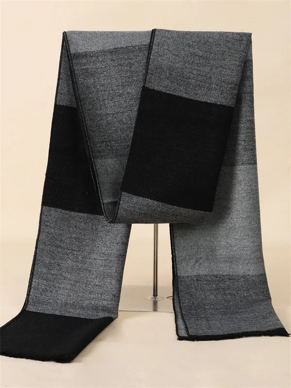Herren Schal Winterschal Stola Schlauchschal Halstuch Wollschal Strickschal Loop