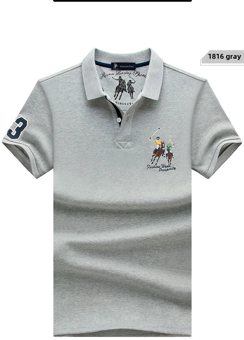 Herren Poloshirt POLO Shirt T-Shirt Kurzarm Hemd Polohemd Fashion Top