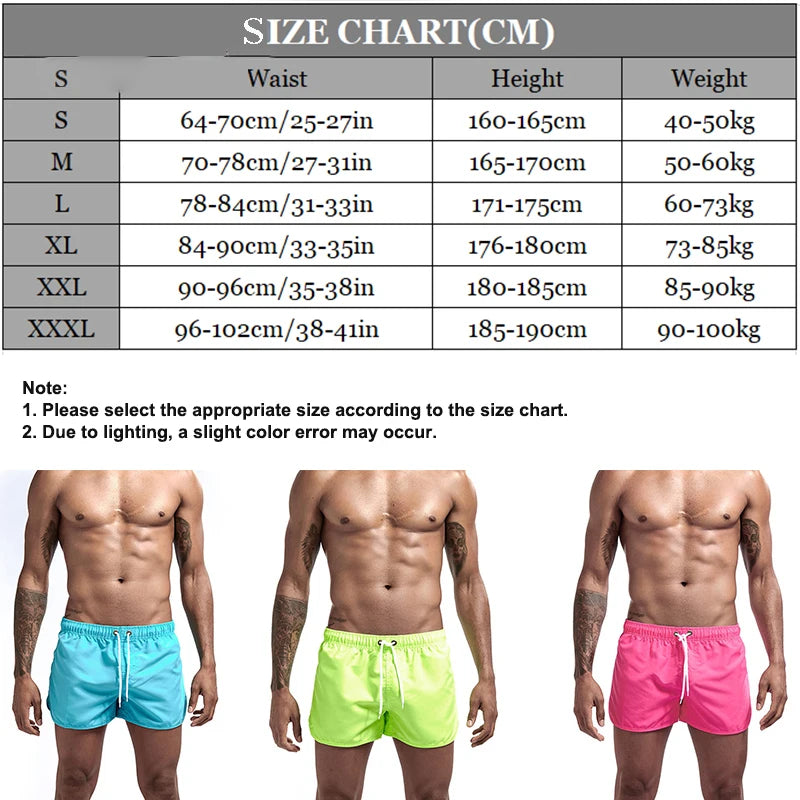 Costume Mare Uomo Pantaloncini corti Boxer Shorts Bagno Slip Interno Piscina