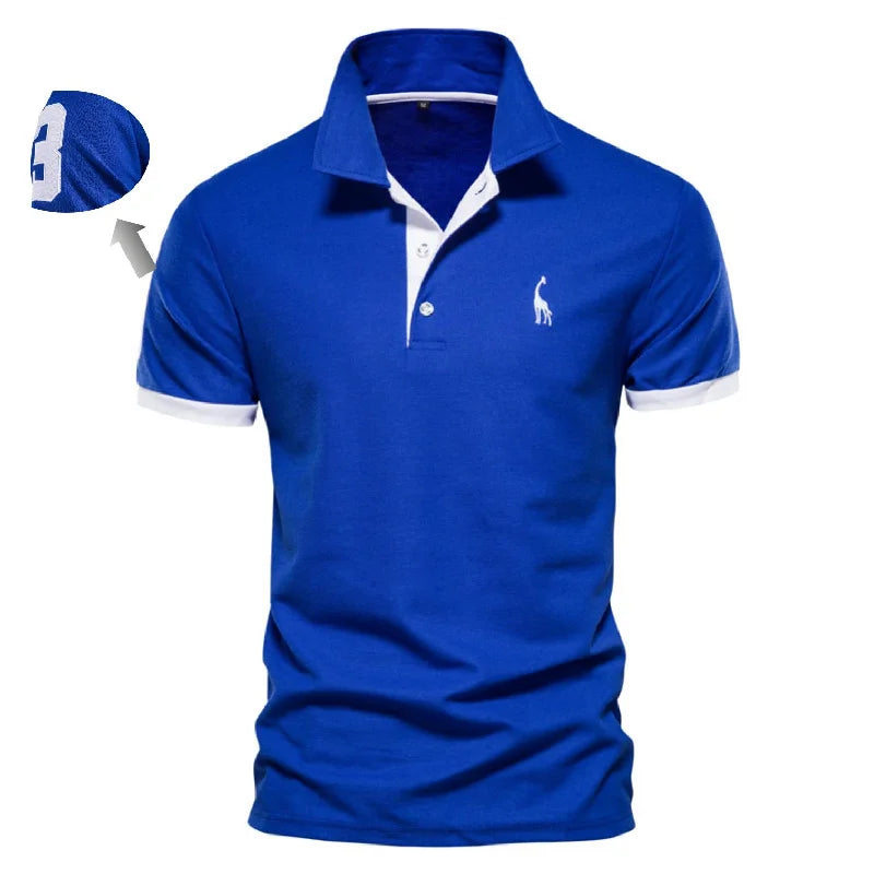 Uomo Polo Manica Corta POLO Shirt Maglietta Camicia Maglia T-Shirt di Moda