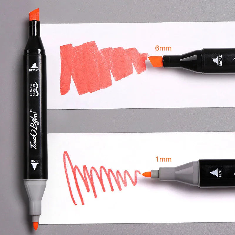 24-80 Farben Kunst Stifte Acrylstifte Permanent Marker Filzstifte Buntstifte