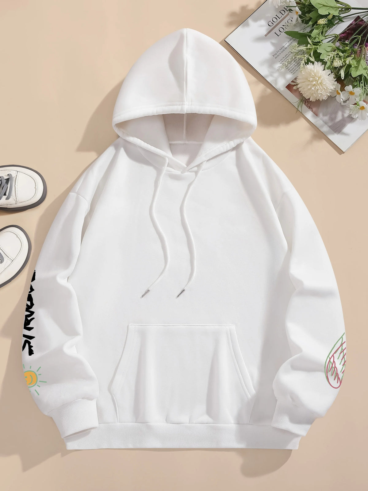 Damen Kapuzenpullover Sweatshirt Hoodie Pulli  Kapuzenpulli Streetwear Pullover