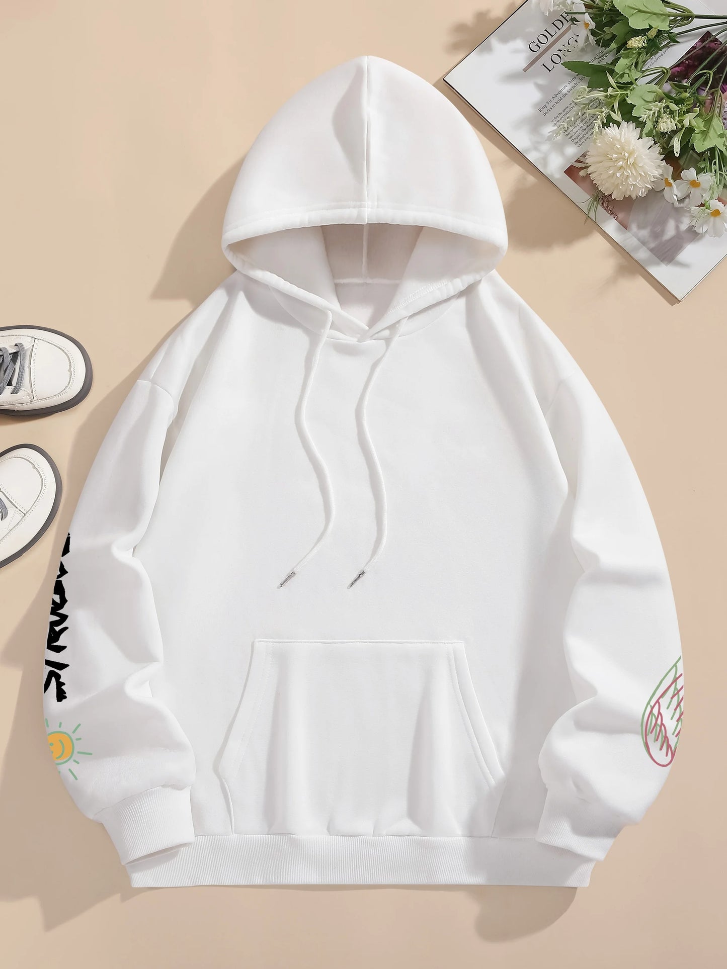 Damen Kapuzenpullover Sweatshirt Hoodie Pulli  Kapuzenpulli Streetwear Pullover