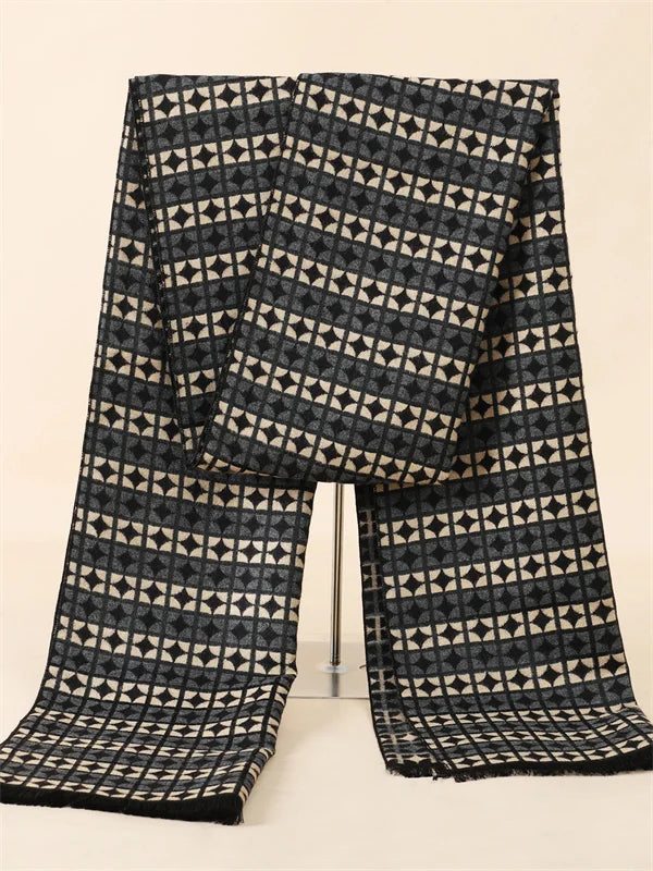 Herren Schal Winterschal Stola Schlauchschal Halstuch Wollschal Strickschal Loop