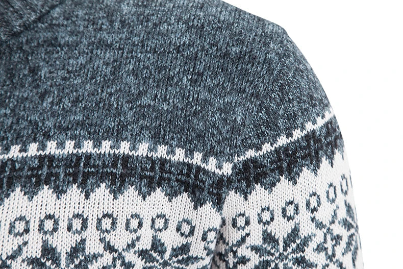 Herren Herbst Jacke Übergangsjacke Warme Sweatjacke Zipper Sweater Strickjacke