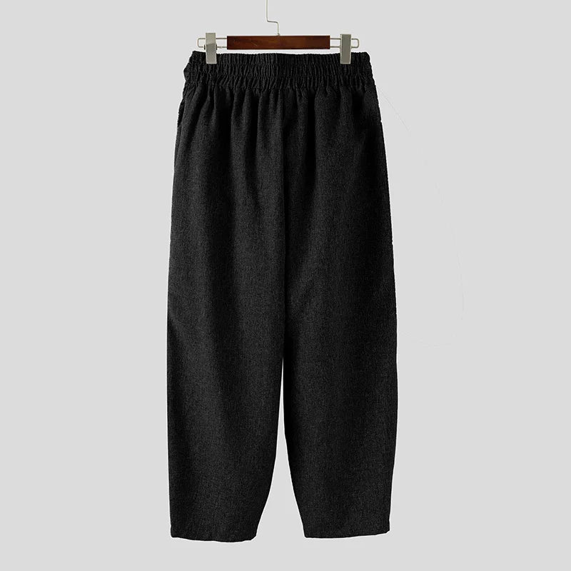 Pantaloni Uomo Fitness Pants Turca Etnici Kilt Sarouel Harem Aladin Leggings