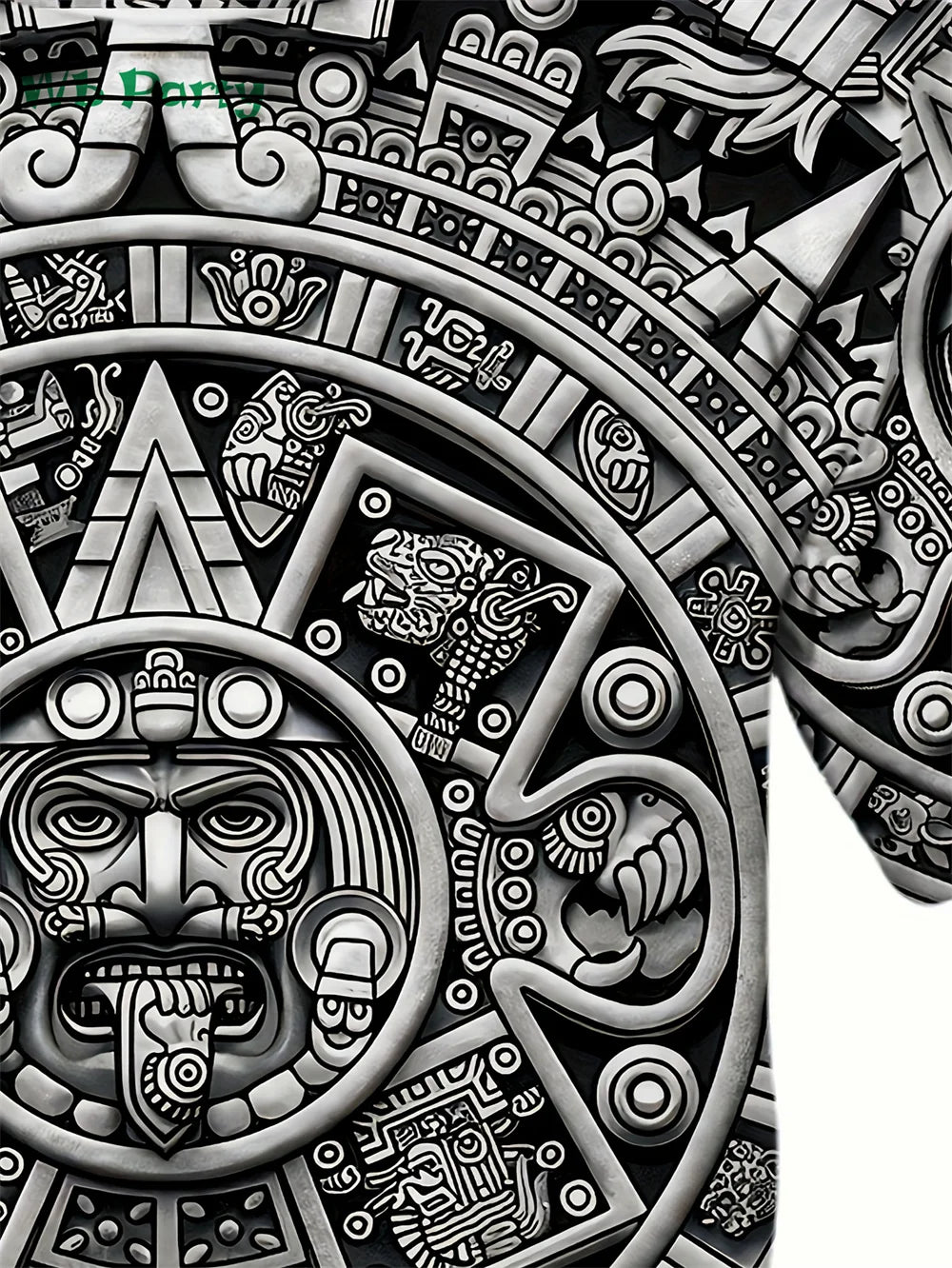 Aztec Themed Muster 3D Print T-Shirt Kompressionsshirt Kurzarm T-Shirt Herren Sommer T-Shirts Vintage Print Herrenbekleidung Tops