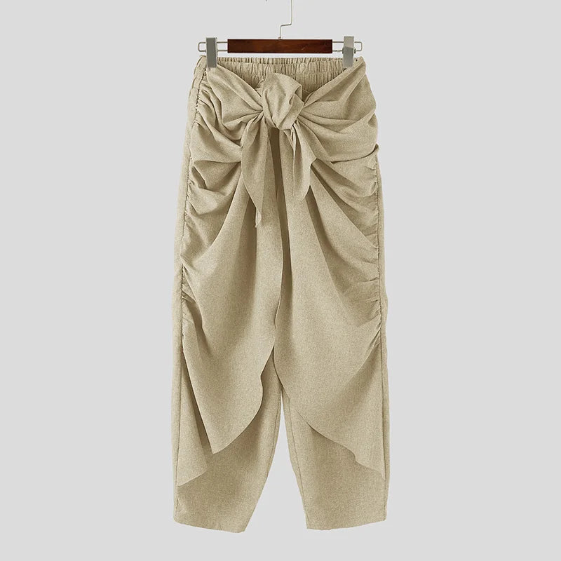 Pantaloni Uomo Fitness Pants Turca Etnici Kilt Sarouel Harem Aladin Leggings
