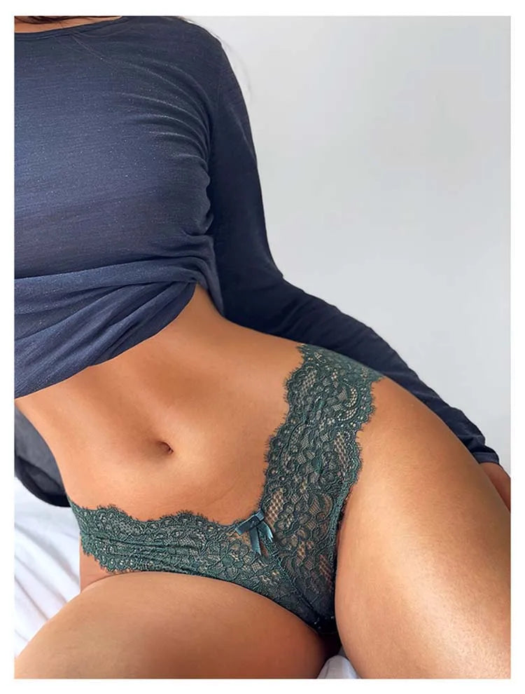 Frauen Spitze Tanga G-String Höschen Sexy Schlüpfer Slip Dessous Unterwäsche