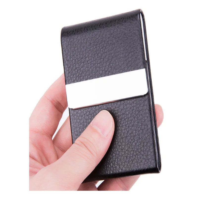Zigarettenetui Mini Etui 7 Zigaretten Dose Metall Box Kunst Leder Tabakdose Neu
