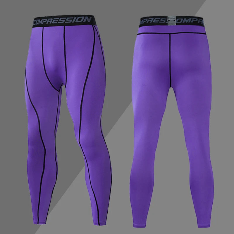 Herren Leggings Sporthose Jogginghose Trainingshose Lauf Hose Kompressionshose