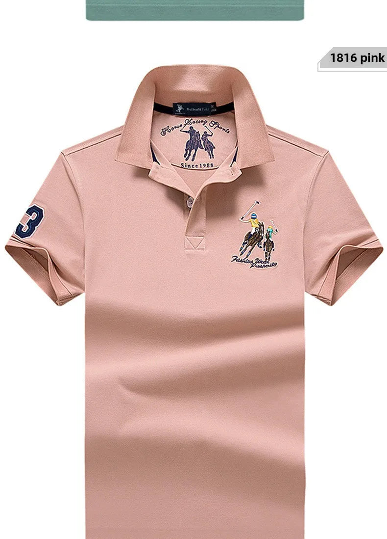 Herren Poloshirt POLO Shirt T-Shirt Kurzarm Hemd Polohemd Fashion Top
