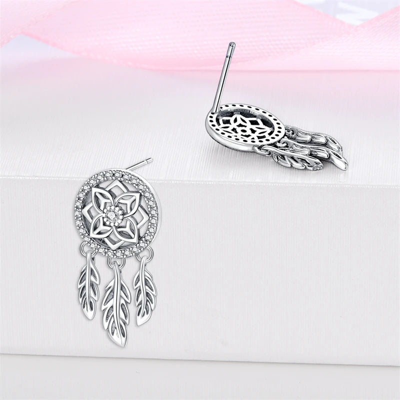 Creolen 925 Silber Ohrringe Zirkonia | Hypoallergen | Luxus Ohrstecker Geschenk