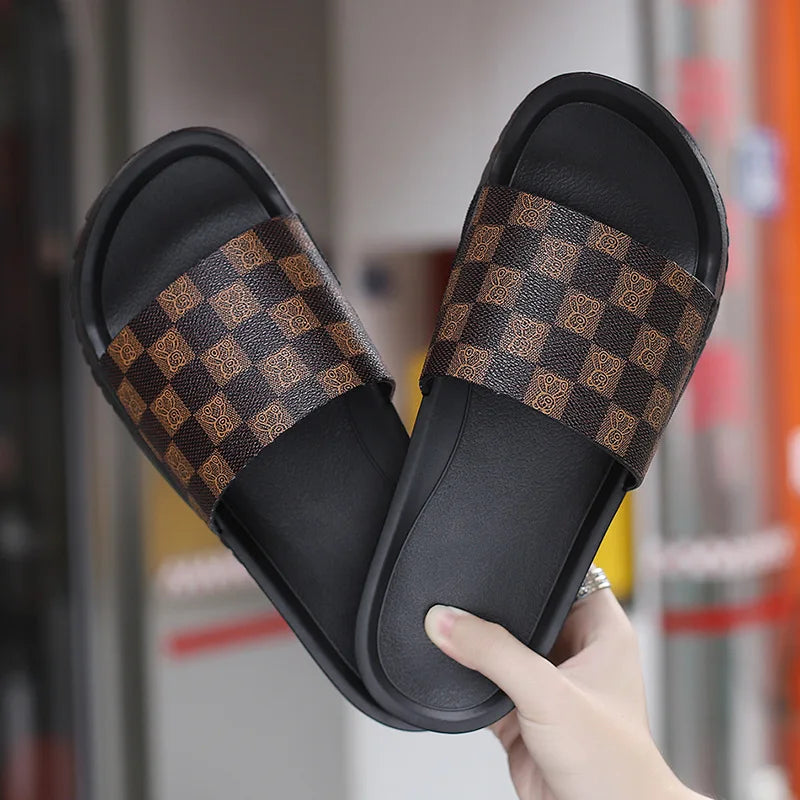 Badelatschen Hausschuhe Flip Flops Frauen Herren Sandalen rutschfeste Slippers