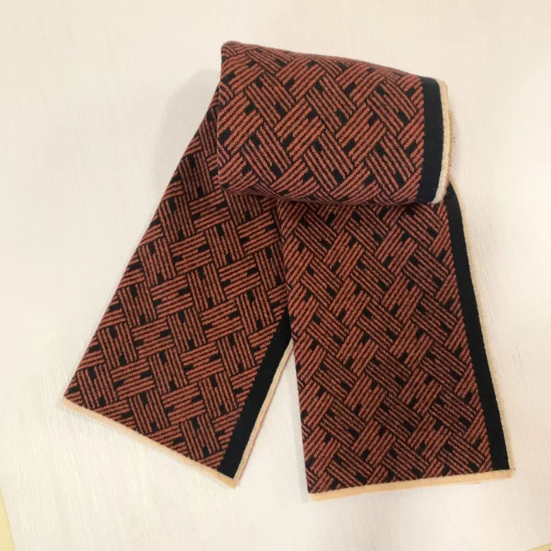 Herren Schal Winterschal Stola Schlauchschal Halstuch Wollschal Strickschal Loop