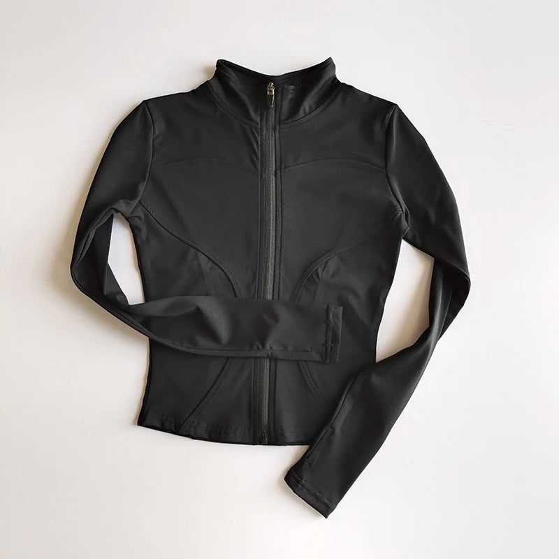 Damen Sportjacke Sweatshirt Fitness Gym Jacke Freizeitjacke Yoga Sportswear