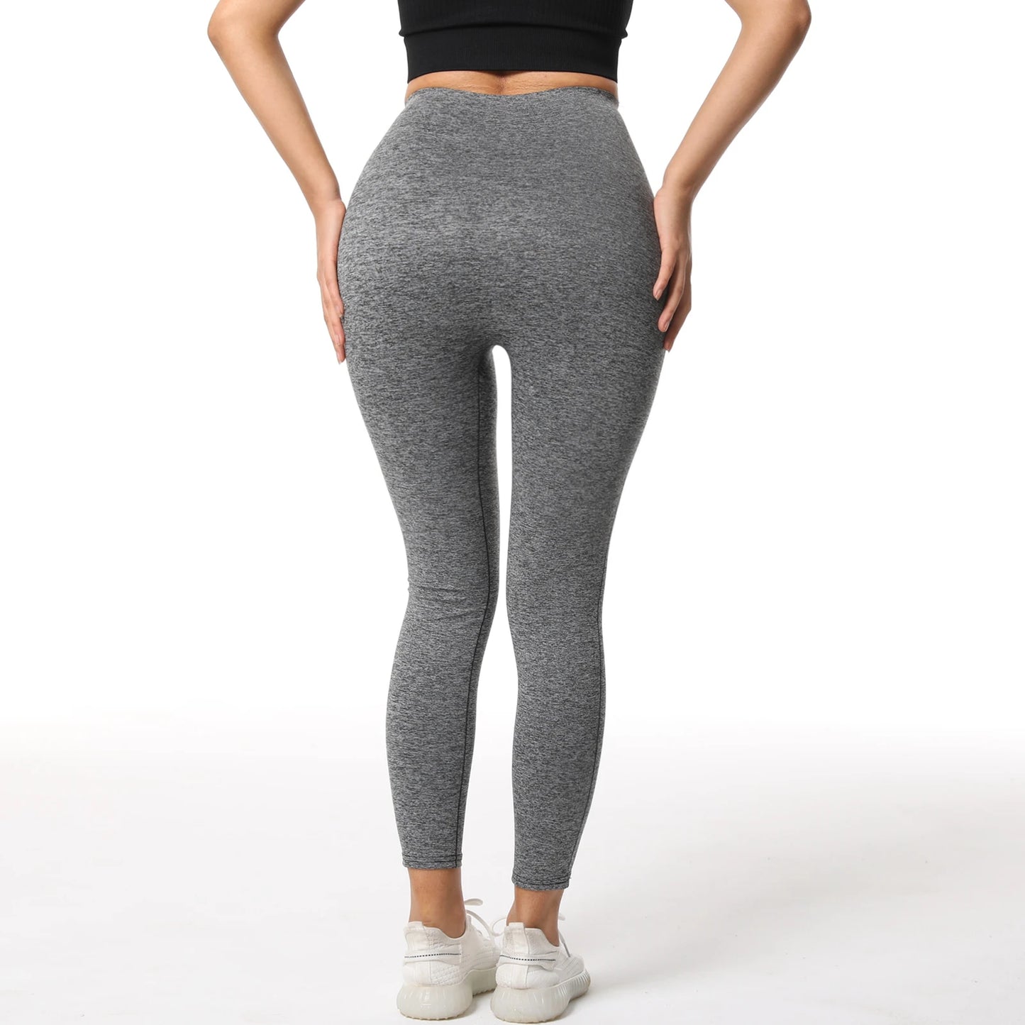 Damen Neopren Sauna Hose Schwitzhose Yogahose Thermoeffekt Abnehmen Hose Leggins