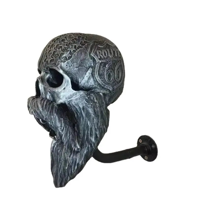 Supporto Staffa Porta Casco Moto Tondo Gancio Da Parete Appendiabiti Guardaroba