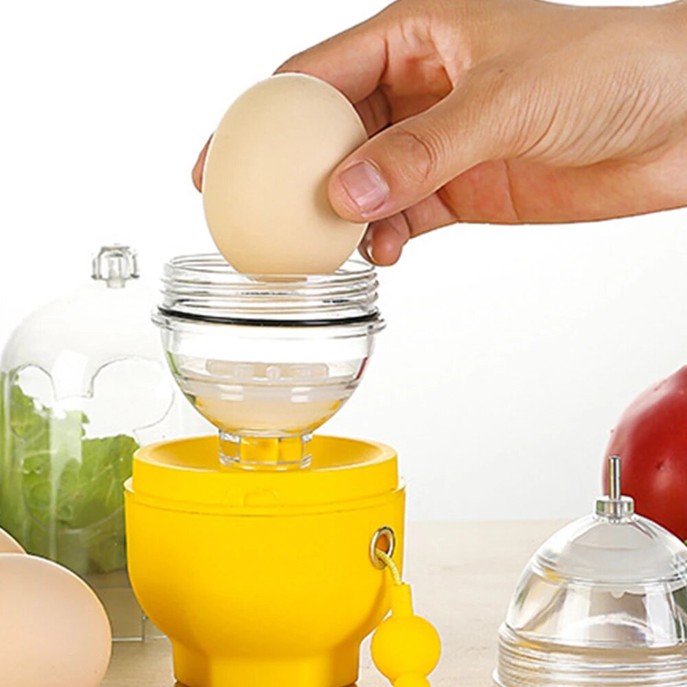 Eigelb-Shaker Gadget Goldene Eier Schneebesen Rührei Mixer Küchenzubehör