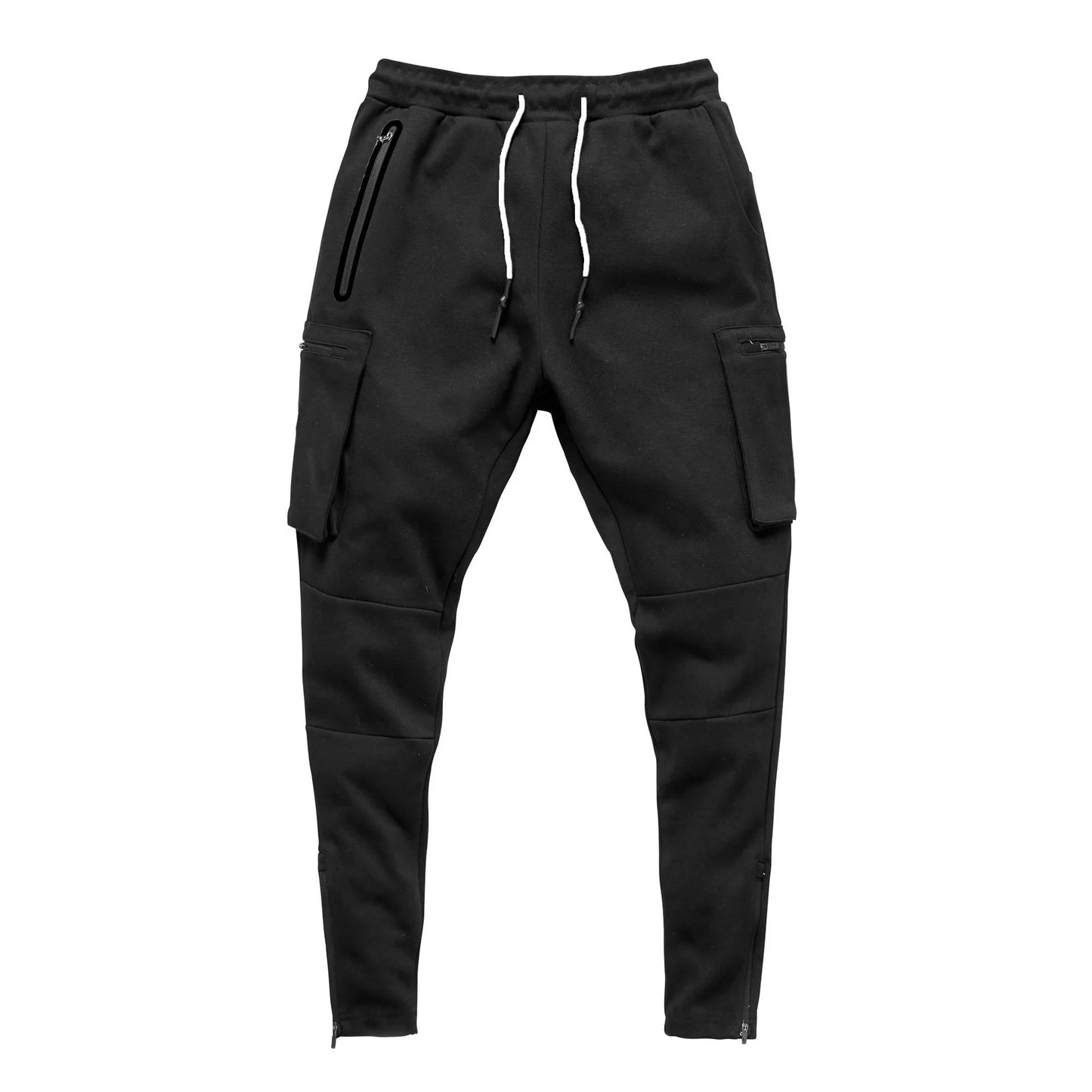 Herren Sporthose Jogger Jogginghose Sweatpants Trainingshose Cargo Hose mit Zip