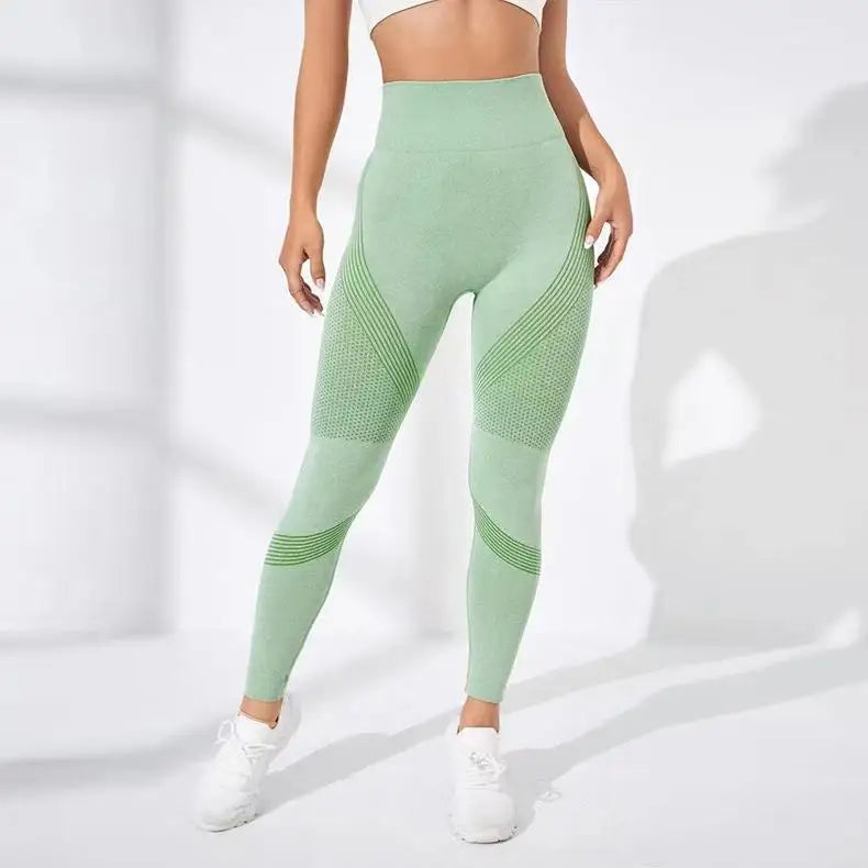 Damen Yoga Leggings Push Up Stretch Leggins Sport Hose Fitness Gym Jogginghose