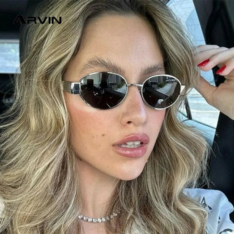 Damen Sonnenbrille Designer Luxus Brille Hexagon Gläser Vintage Piloten-Brille