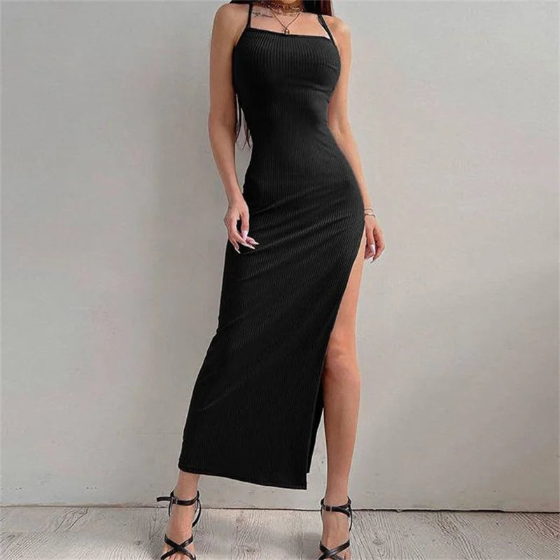 Frauen Kleid rückenfreies figurbetontes Partykleid Minikleid Bodycon Abendkleid