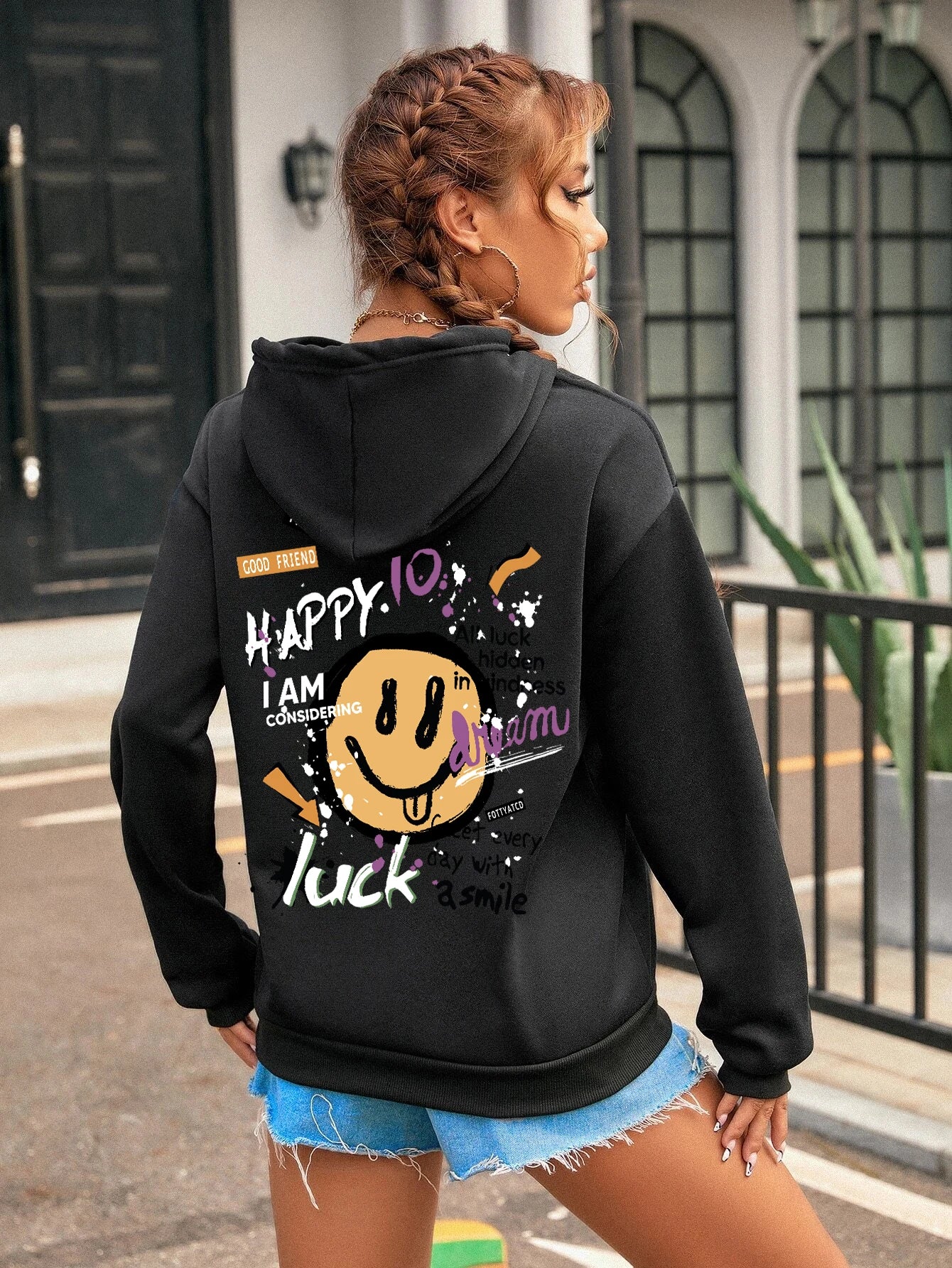 Teddybär Kapuzenpullover Sweatshirt Fleece Hoodie Pulli Damen Kapuzenpulli Shirt