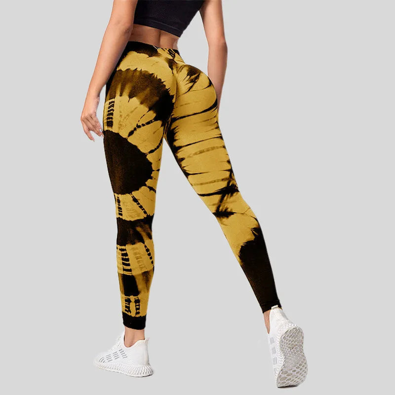 Yoga Leggings Push Up Damen Sport Hose Fitness Gym Stretch Leggins Jogginghose