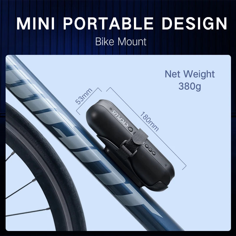 Elektrische Fahrradpumpe Akku Luftpumpe Auto Reifen Kompressor Power Bank