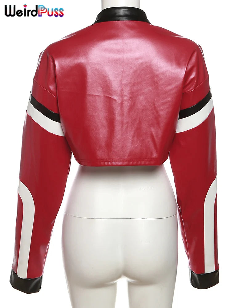 Fashion Damen College Baseball Retro Bomber Jacke Unisex Sweatjacke Collegejacke