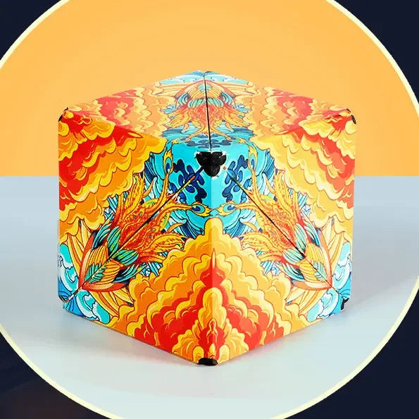 Zauberwürfel Anti Stress Spielzeug magnetischer 3D Drehwürfel Magischer Würfel
