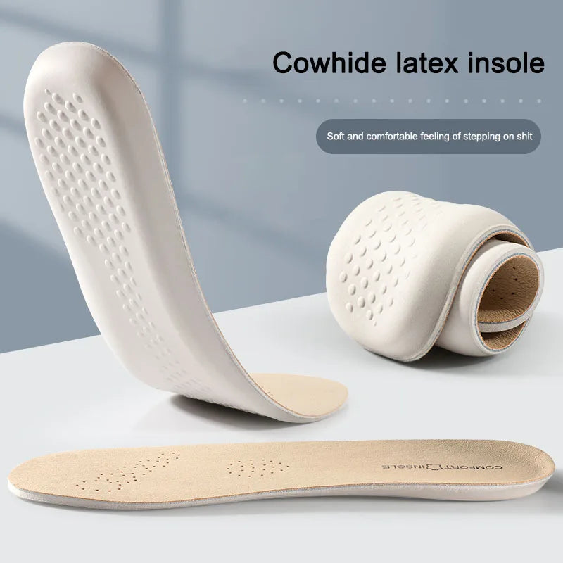 Orthopädische Einlegesohlen Latex Schuheinlagen Gel-Sohlen Sportschuh-Einlage